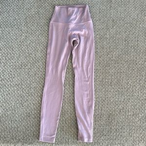 Lululemon leggings in lilac color